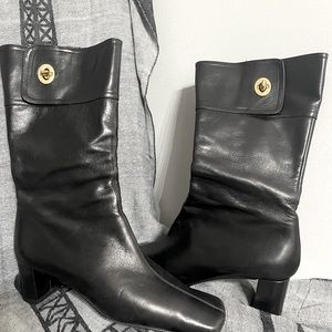 Coach Onnette leather boots